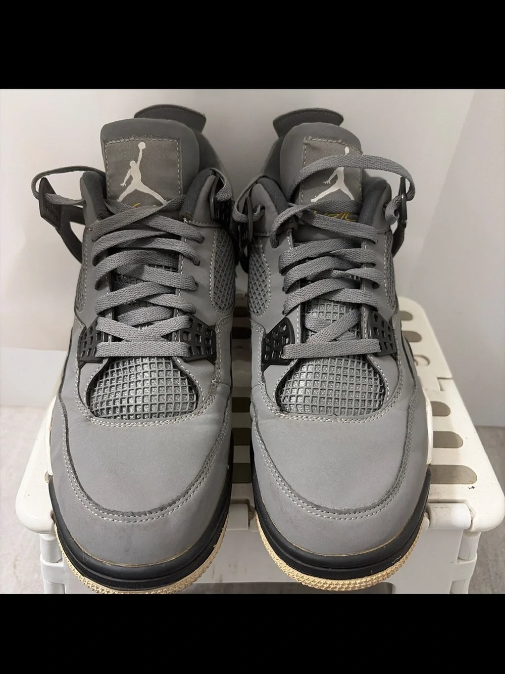 Jordan Men's Gray Athletic Sneakers